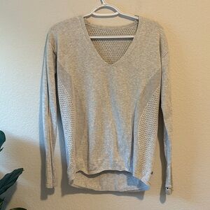 Lululemon Still Movement sweater gray